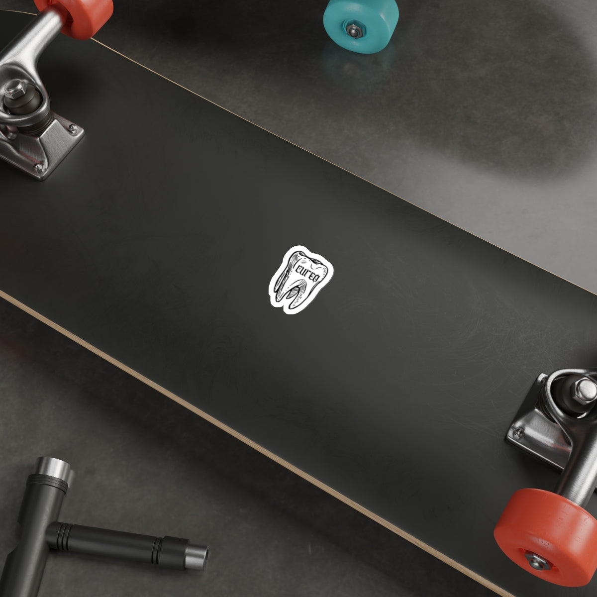 CUREO Tooth Die-Cut Stickers