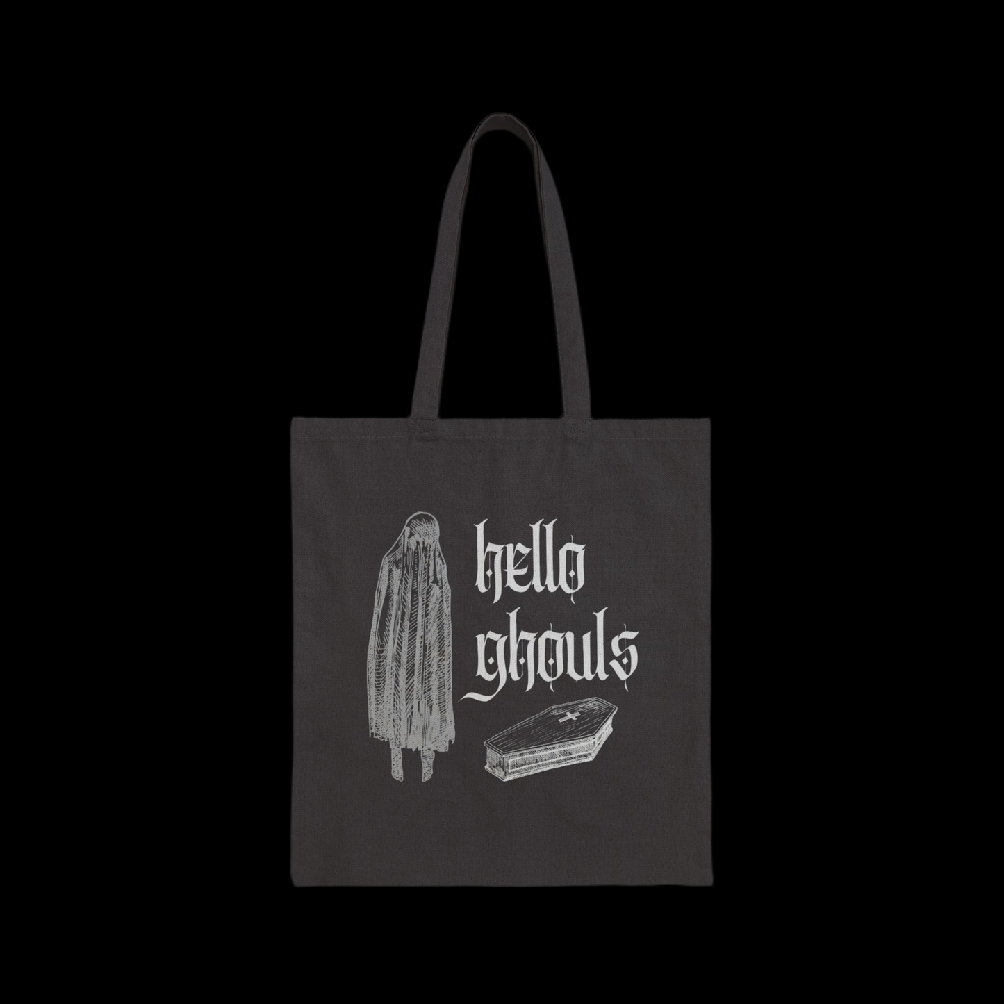 CUREO Hello Ghouls Tote - Black
